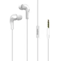 Hands Free Energizer CIA5 Stereo 3.5mm White with Micrphone and Operation Control Button 1,1m