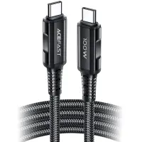 Data Cable Acefast C4-03 USB-C to USB-C Braided 5.0A 100W 2m Black