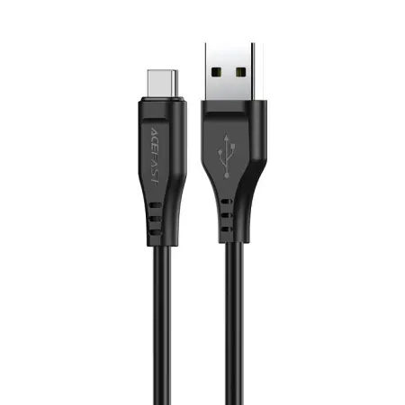Cable Acefast C3-04 USB-A to USB-C 3A Braided Black 1.2m