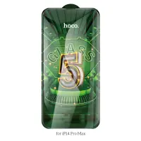 Tempered Glass Hoco G12 5D Full Screen Edges Protection 9H for Apple iPhone 14 Pro Max Set 25Pcs