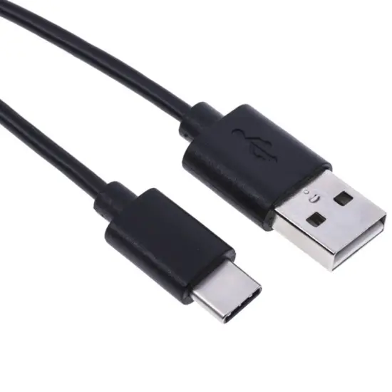 Data Cable Ancus USB AM to USB-C Black 20 cm