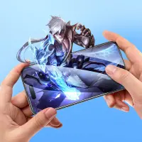 Tempered Glass Hoco A12 Plus Nano 3D Full Screen Edges Protection 9H for Apple iPhone 14 Pro Black