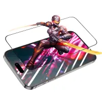 Tempered Glass Hoco A32 Anti Reflective Dustproof 0.33mm για Apple iPhone 14 Pro Max Black