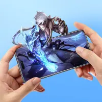 Tempered Glass Hoco A32 Anti Reflective Dustproof 0.33mm για Apple iPhone 14 Pro Max Black