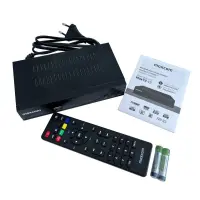 Decoder Maxcom MAXTV-T2 with connections USB 2.0 HDMI 1.4 TV SCART RF IN Black