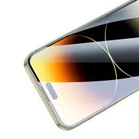Tempered Glass Hoco G1 0.33mm Flash Attach Full Silk Screen HD for Apple 14 Pro Black