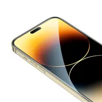 Tempered Glass Hoco G1 0.33mm Flash Attach Full Silk Screen HD for Apple 14 Pro Black