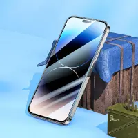 Tempered Glass Hoco G1 0.33mm Flash Attach Full Silk Screen HD for Apple 14 Pro Black