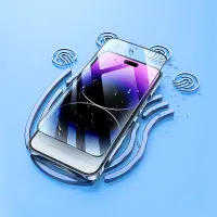 Tempered Glass Hoco G1 0.33mm Flash Attach Full Silk Screen HD for Apple 14 Pro Black