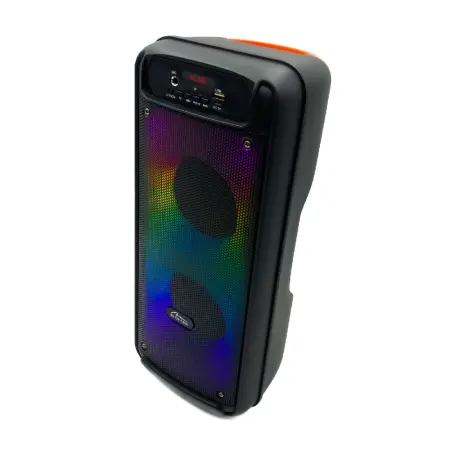 Wireless Bluetooth Speaker Media-Tech FLAMEBOX UP MT3177 14W RMS 600W PMPO AUX-IN 3.5mm BT 5.0 USB Micro-SD Radio LED
