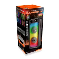 Wireless Bluetooth Speaker Media-Tech FLAMEBOX UP MT3177 14W RMS 600W PMPO AUX-IN 3.5mm BT 5.0 USB Micro-SD Radio LED