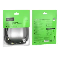Patch Cable Hoco US07 General Pure Copper Cat 6 UTP Flat Cable 1Gbps 3m Black