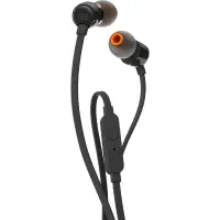 Hands Free JBL Tune 160 In-ear 3.5mm Pure Bass Sound with Mic JBLT160BK 1.2m Black