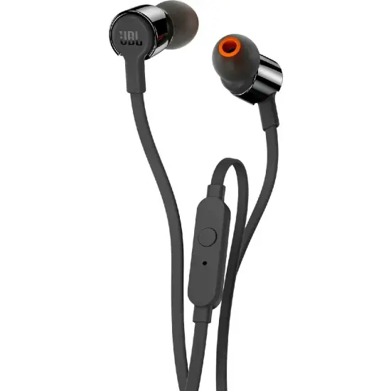 Hands Free JBL Tune 210 In-ear 3.5 mm Pure Bass Sound 8.7mm Dynamic Driver with Mic JBLT210BLK 1.2m Black