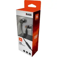 Hands Free JBL Tune 210 In-ear 3.5 mm Pure Bass Sound 8.7mm Dynamic Driver with Mic JBLT210BLK 1.2m Black
