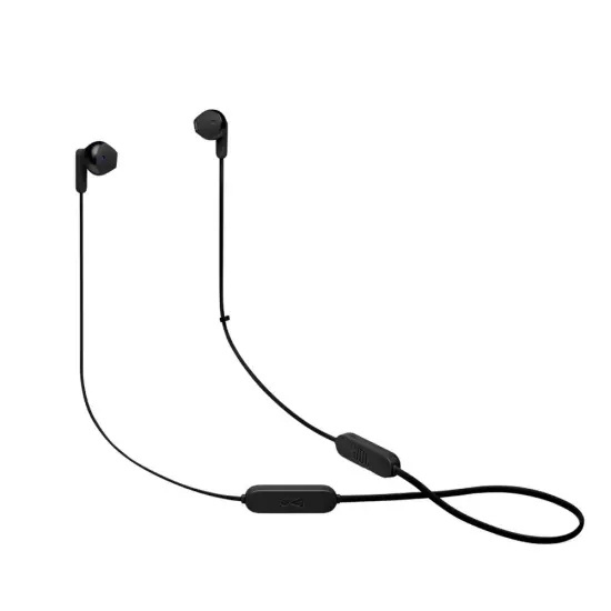 Bluetooth Hands Free JBL Tune 215 Neckband with16h Pure Bass Sound  Voice Assistant JBLT215BTBLK Black