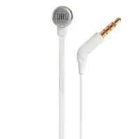 Hands Free JBL Tune 290 In-ear 3.5 mm Pure Bass Sound 8.7mm with Mic and Flat Cable JBLT290SIL 1.2m Silver