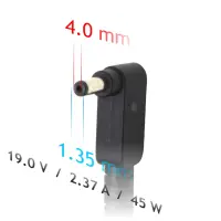 Notebook power supply Akyga AK-ND-54 19V /3.37A 45W 4.0 x 1.35mm ASUS 1.2m