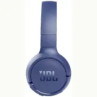 Bluetooth Stereo JBL JBLT510  Over-ear  Pure Bass Sound Multipoint, Support Voice Assistant με 40 hr Blue