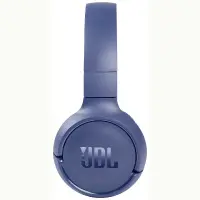 Bluetooth Stereo JBL JBLT510  Over-ear  Pure Bass Sound Multipoint, Support Voice Assistant με 40 hr Blue