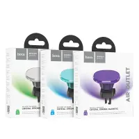 Magnetic Car Mount In-Air Outlet Hoco H1 Crystal Purple 4.5"-7"