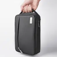 Travelling Bag Hoco GM106 for Digital Accessories with 3 Storage Compartments and Zipper Pocket Black (23x15.5x6cm)