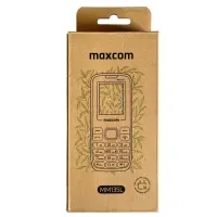 Maxcom MM135 Light (Dual Sim) 1,77" with Bluetooth, Flashlight, Speaker and FM Radio only with Charging Cable Black - Blue