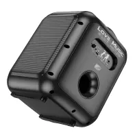 Wireless Speaker Hoco HA1 Graceful TWS BT V5.1 30W 3600mAh FM USB 3.5mm Micro SD with 1 wired microphone and RGB & Strobo Lights
