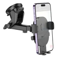 Car Mount Hoco H19 Mighty  with Arm Extension Black 4.7"-7"