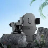 Car Mount Hoco H19 Mighty  with Arm Extension Black 4.7"-7"