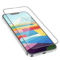 Tempered Glass Hoco G5 0.33mm Full Silk Screen HD 2.5D for Apple iPhone 15 Plus Black 10 Pcs Set