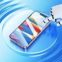 Tempered Glass Hoco G5 0.33mm Full Silk Screen HD 2.5D for Apple iPhone 15 Plus Black 10 Pcs Set