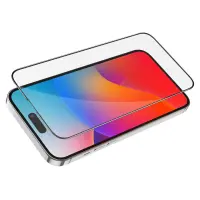 Tempered Glass Hoco G5 0.33mm Full Silk Screen HD 2.5D for Apple iPhone 15 Pro Black 10 Pcs Set