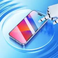 Tempered Glass Hoco G5 0.33mm Full Silk Screen HD 2.5D for Apple iPhone 15 Pro Black 10 Pcs Set