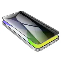 Tempered Glass Hoco A34 Plus 9D Large Arc Dustproof Anti-spy 0.4mm για Apple iPhone 12 / iPhone 12 Pro