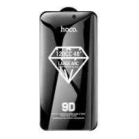 Tempered Glass Hoco A34 Plus 9D Large Arc Dustproof Anti-spy 0.4mm για Apple iPhone 14 Pro Max