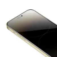 Tempered Glass Hoco A34 Plus 9D Large Arc Dustproof Anti-spy 0.4mm για Apple iPhone 14 Pro Max