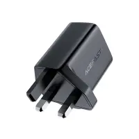 Travel Charger Acefast A4 Fast Charging USB-C PD20W Black with UK Plug