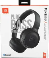 Bluetooth Stereo JBL JBLT510  Over-ear  Pure Bass Sound Multipoint, Support Voice Assistant με 40 hr Black