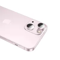 Camera Frame Film Hoco 3D Metal V12 Plus for Apple iPhone 15 / iPhone 15 Plus Light Pink