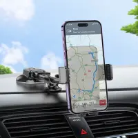 Car Mount Hoco H27 Rock for Windshield or Console Black and Grey 4.7"-7"