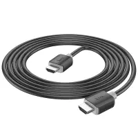 Data Cable Hoco US08 HDMI 2.0 to HDMI 4K 60Hz HD 18Gbps 2m Black