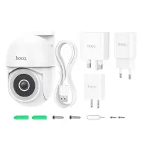 IP Camera Hoco D2 FullHD IP65 350° Full Colour Night Vision WDR 3D Noise Reduction and Two-Way Voice Intercom