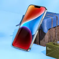 Tempered Glass Hoco Premium Series A34 9D Large Arc Dustproof Anti-glare 0.4mm για Apple iPhone 15 Plus