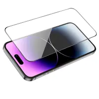 Tempered Glass Hoco Premium Series G1 0.33mm Flash Attach Full Silk Screen HD for Apple 15 Pro Max