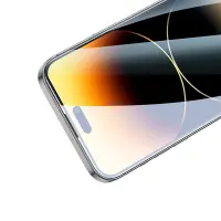 Tempered Glass Hoco Premium Series G1 0.33mm Flash Attach Full Silk Screen HD for Apple 15 Pro Max