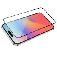 Tempered Glass Hoco Premium Series G16 Full Screen HD 5D Large Arc 0.4mm 9H for Apple iPhone 15 Pro 10pcs