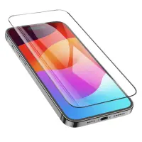 Tempered Glass Hoco Premium Series G14 0.33mm Full Screen Edges Protection HD 3D for Apple iPhone 15 Pro Set 10pc