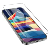 Tempered Glass Hoco Premium Series G14 0.33mm Full Screen Edges Protection HD 3D for Apple iPhone 15 Pro Max Set 10pc