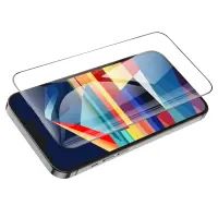 Tempered Glass Hoco Premium Series G14 0.33mm Full Screen Edges Protection HD 3D for Apple iPhone 15 Pro Max Set 10pc